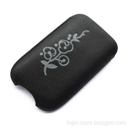 Cell Phone Pouch for Apple's iPhone 4, Made of PU Material, Customized Patterns Accepted
